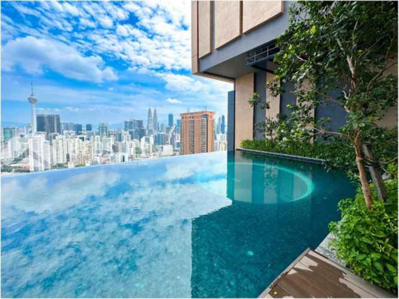 Landmark Infinity Pool At Lucentia *