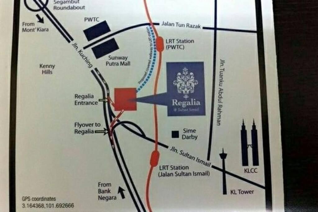 Cozy Regalia Kl 吉隆玻 Lrt & Ktm @1 Parking & Wifi Kuala Lumpur