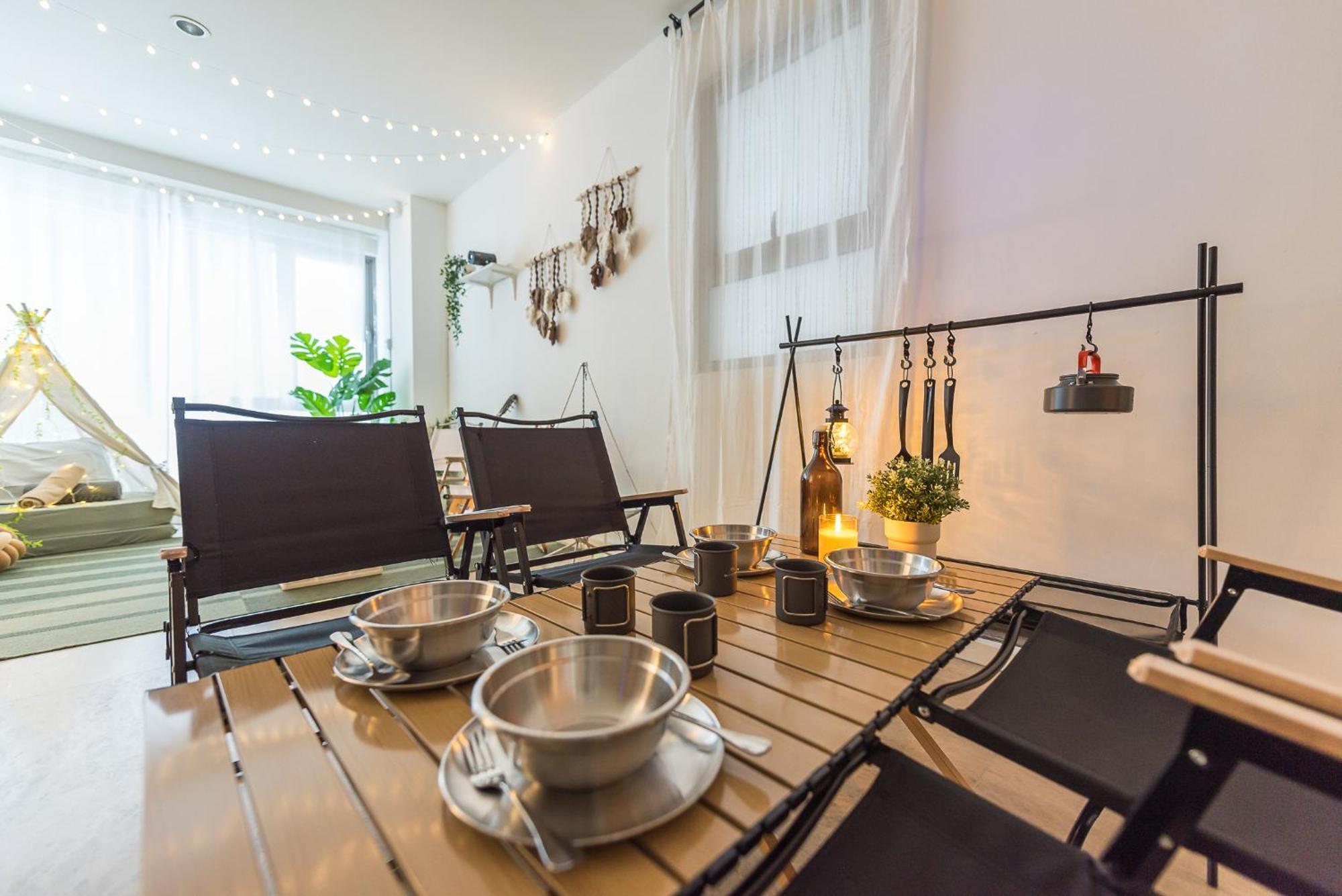 Bukit Bintang Camping Style 3min To Trx Pavilion 7pax Apartment Kuala Lumpur