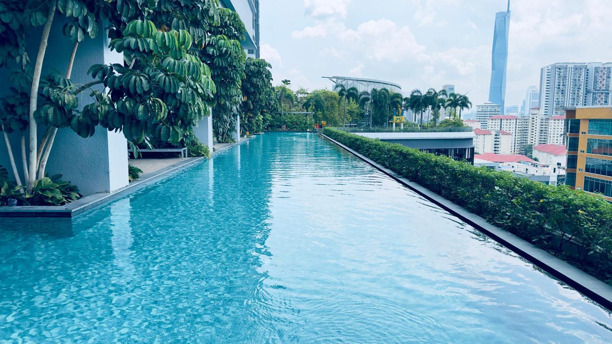 Luxury 1br Service With Balcony Trion Kl Apartment Kuala Lumpur
