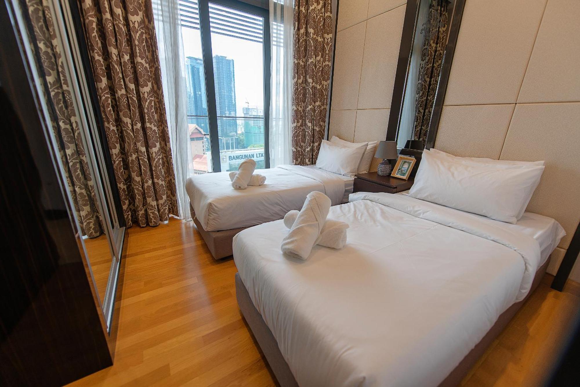 Apartment 1-6pax Dorsett Kl 3mins To Pavilion Infinity Pool