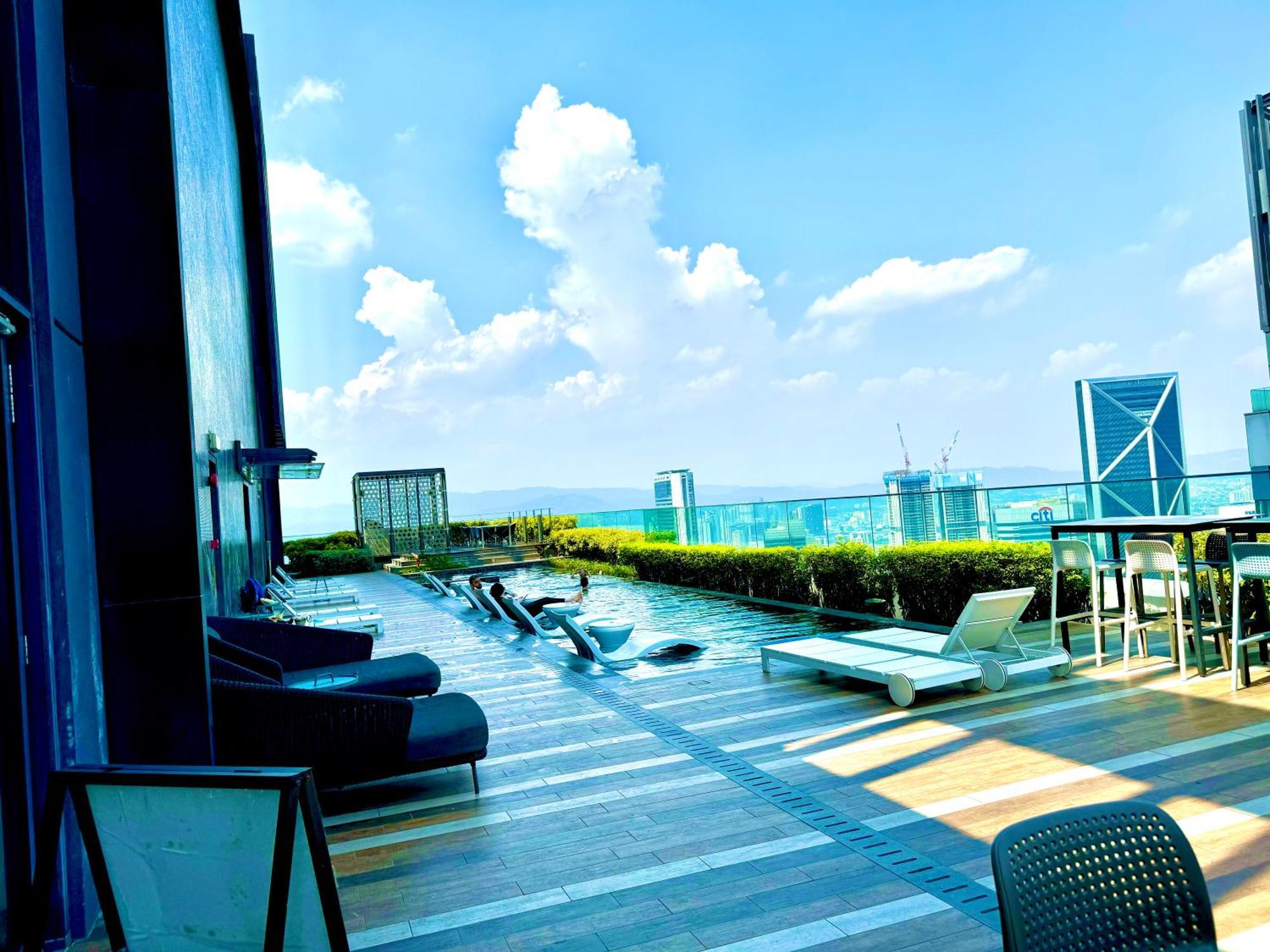 The Klcc At Star Sky Pools Kuala Lumpur