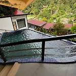 Hillside Red Cabin