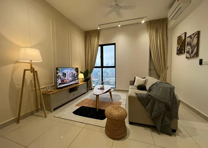 Kl City View 2R1B Free Wifi 6Pax