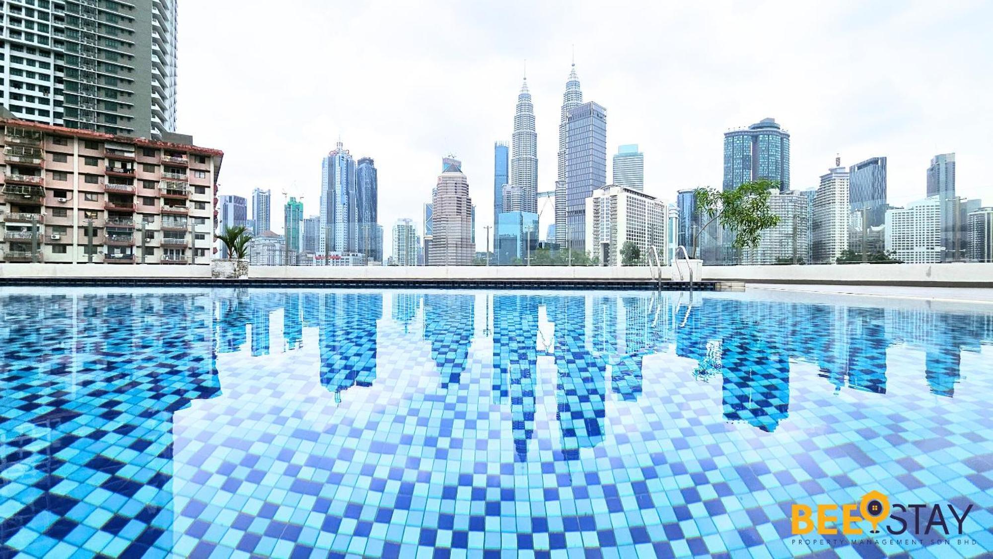 Apartment Balcony Klcc View Kampung Baru Luxurious