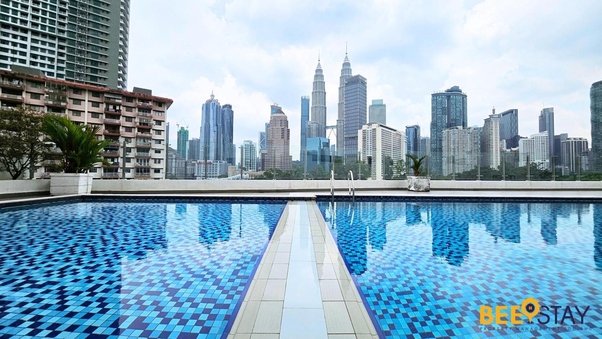 Balcony Klcc View Kampung Baru Luxurious Căn hộ Kuala Lumpur