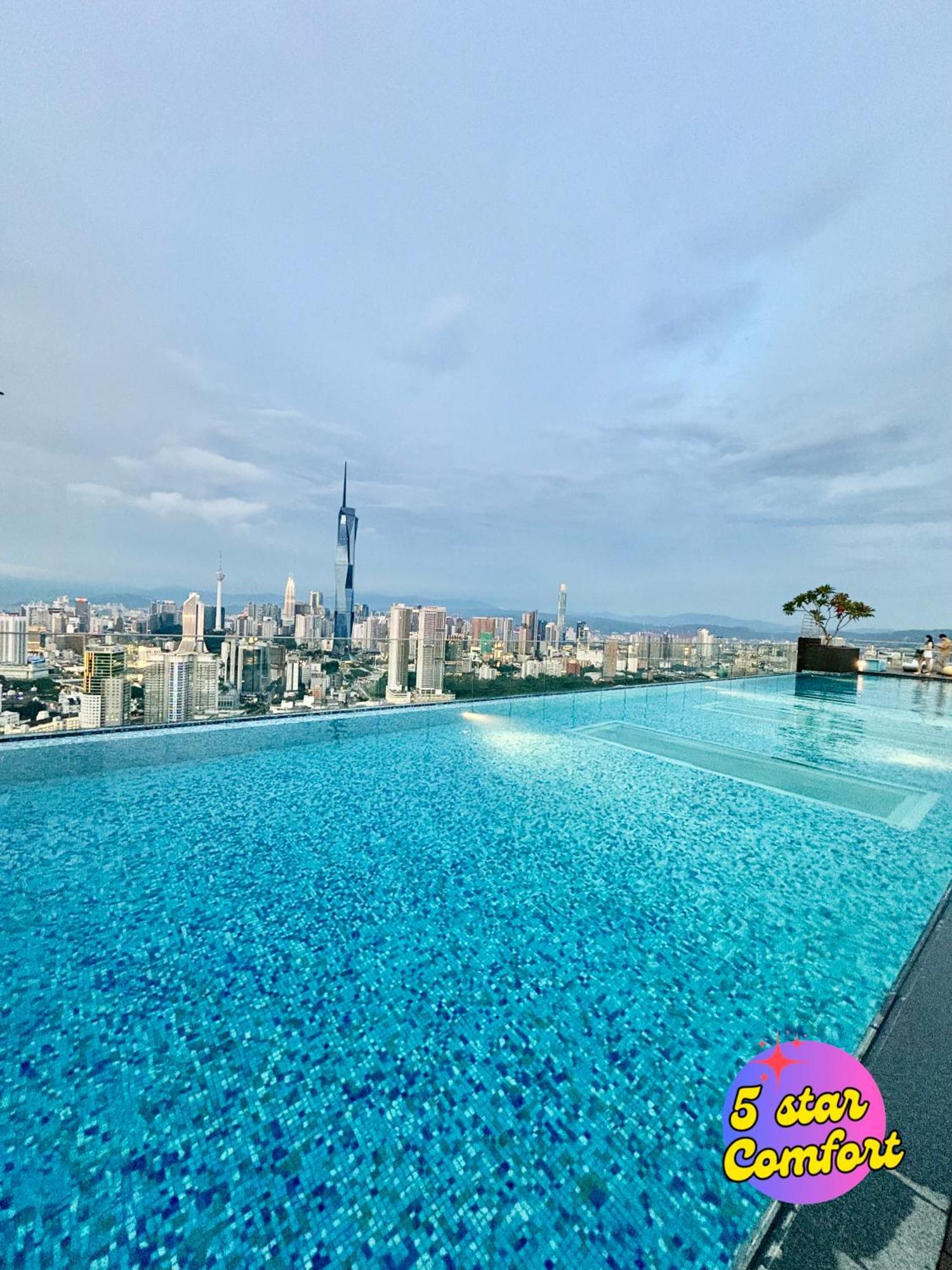 Apartment 5 Star Comfort Riveria Kl Sentral 2pax Infinity Pool *