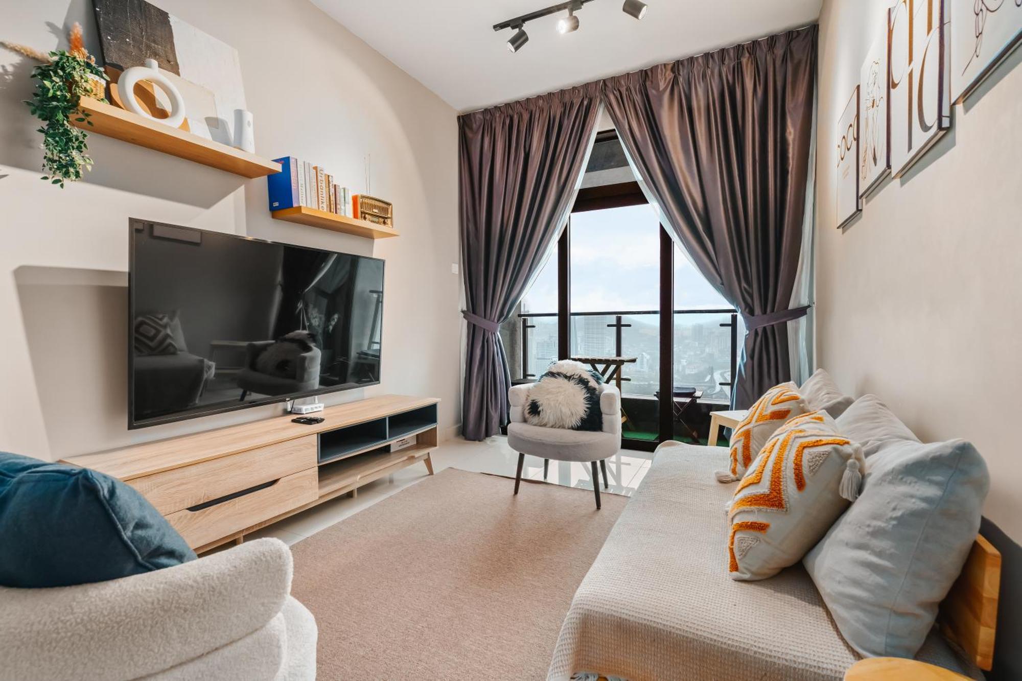 Căn hộ Cozy With Klcc View & 1 Min To Lrt Station Kuala Lumpur