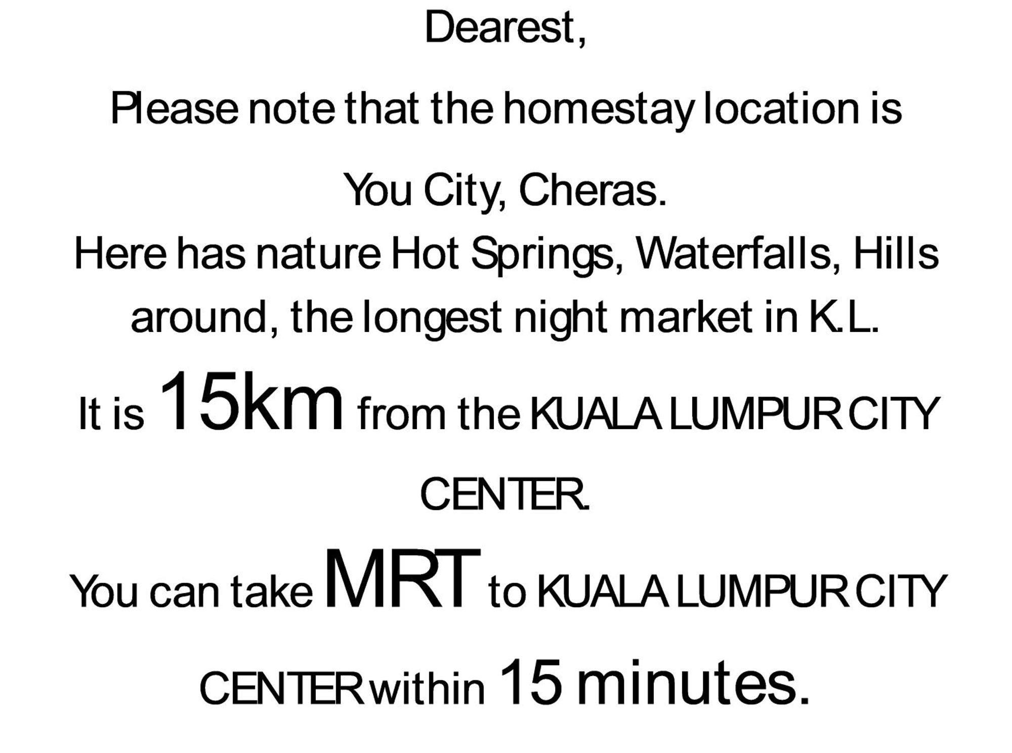 Ai Japan Friend - Free Hot Springs & Massage Homestay Kuala Lumpur