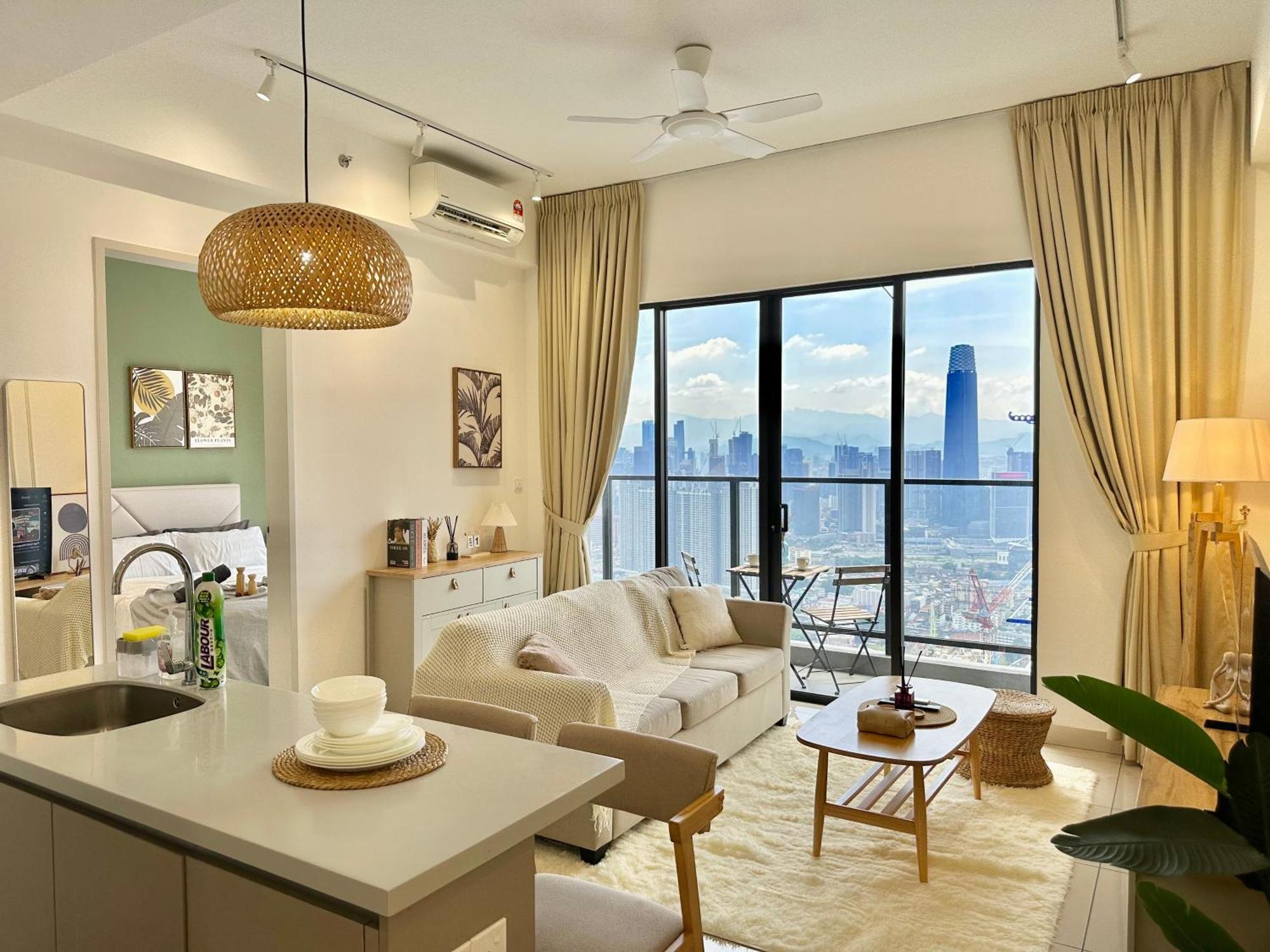 Trion Kl 10mins To Klcc-lalaport-velocity 6 Pax Appartement Kuala Lumpur