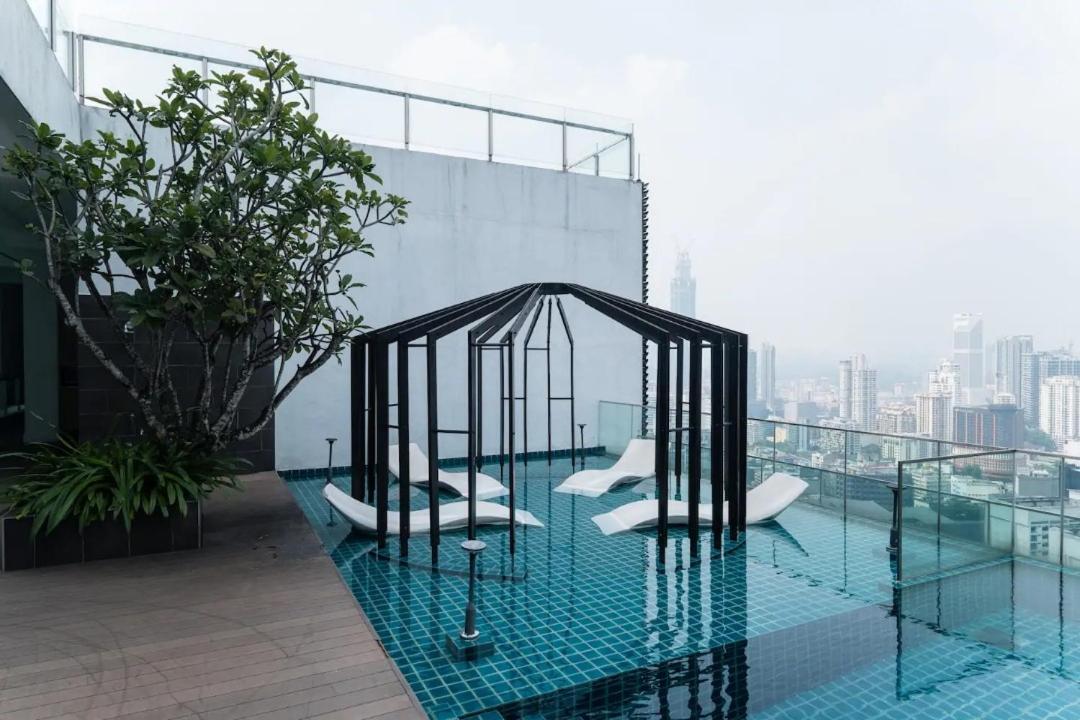 Tribeca 2bedroom 3min Walk To Bukit Bintang 2 Rooftop Pool * Kuala Lumpur